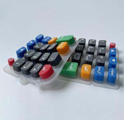 China Plano IP65 ou para gravar o conector fêmea dos teclados numéricos 2.54mm da borracha de silicone à venda