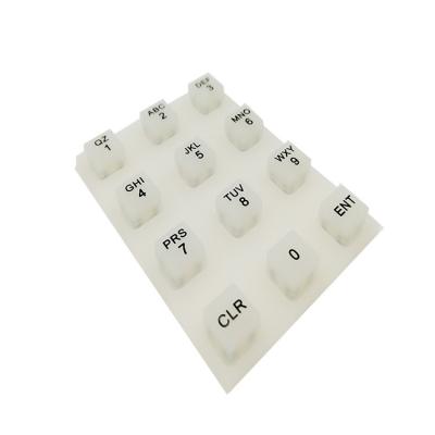 China Carbon Conductive Silicone Rubber Keys Waterproof Durable for sale