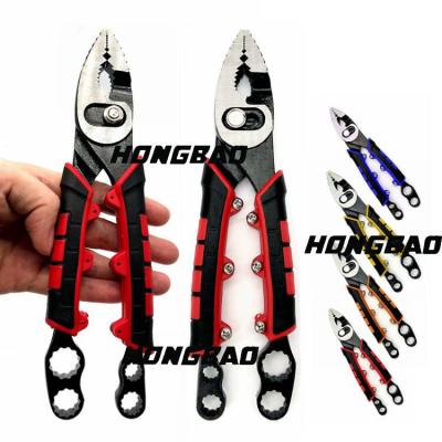 China Combination Slip Joint Pliers With Wire Cutter Spanner Wrench Handle 9-1/2