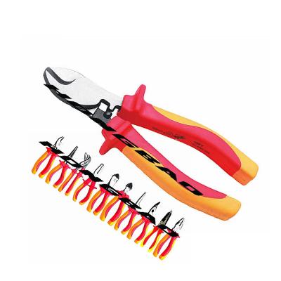 China 1000V VDE Hand Tools Set Wire Steel Cable Cutting Pliers Electrician Cable Cutter 6