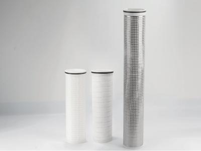China Desalination SWRO Plant Pleated High Flow Filter Cartridge Beta 5000 5 Micron for sale