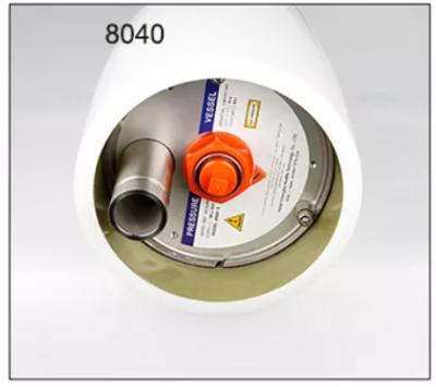 China 8 Inch 8040 8080 Fiberglass Membrane Cartridge Filter Housing High Flow for sale