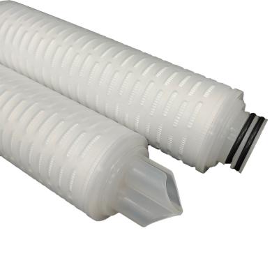 China OD 68.5mm PLZ PP Pleated Water Filter Cartridge For High Viscosity Liquids for sale