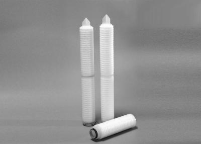China OD 69mm Pharmaceutical Filters Sterile PTFE Micron Pleated Cartridge OEM for sale