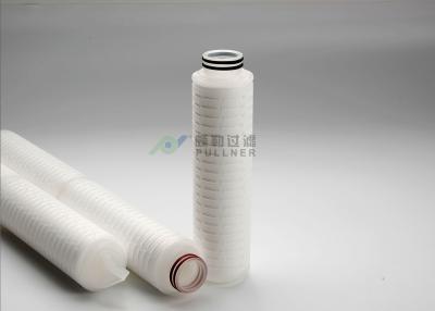 China Hydrophilic PTFE Sterile Pleated Filter 0.22 0.45 0.3 Micron for sale