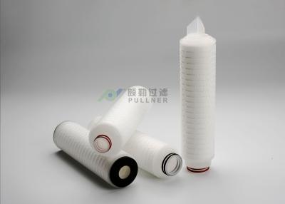 China PTFE PES PVDF Nylon Membrane Pleated Filters , Polypropylene Chemical Filter for sale