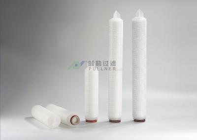 China RO Pre - Filtration Pleated Filter Cartridge PP Material Micro Low Differential Pressure for sale