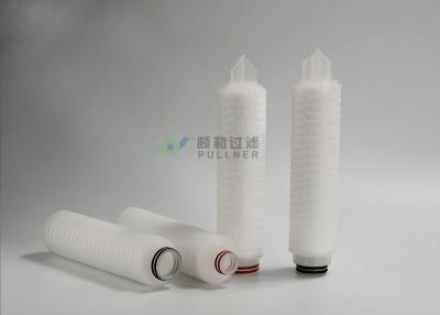 China PES del cartucho de filtro de membrana del producto farmacéutico 0.1um 0.22um 0.45um plisado en venta