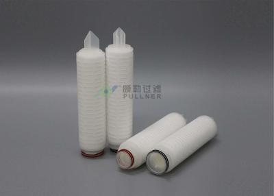 China Optional Length Air Gas Filter Cartridge , Sterile PTFE Pleated Filters for sale