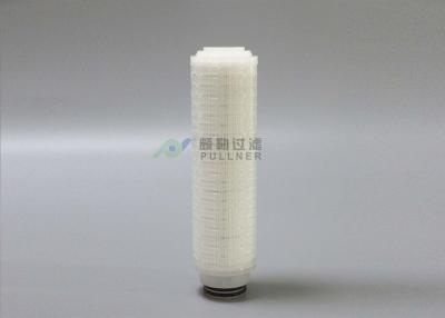 China Sterile PTFE Pleated Pharmaceutical Filters Air Gas Filter Cartridge OD 2.7