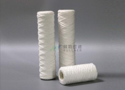 China 5 Micron String Wound Filter Cartridge For RO Pre - Treatment Glass Fiber for sale