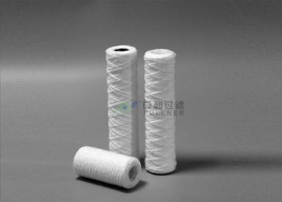 Chine 5 l'eau de filtre de cartouche de blessure du micron pp, cartouches filtrantes de l'eau de blessure de ficelle à vendre