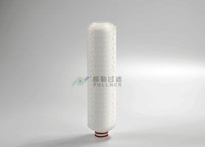 China o material do PES da precisão da filtragem de 0.1-1μM plissado filtra a compatibilidade química larga à venda