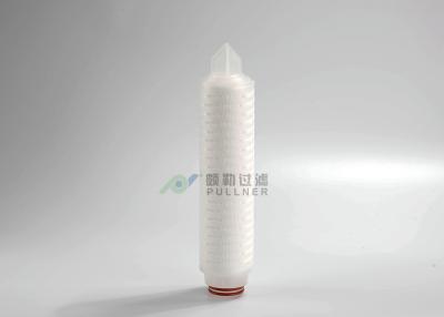 China PES PP Pleated Food and Beverage Water Filter 10'' 0.45 Micro Membrane for sale