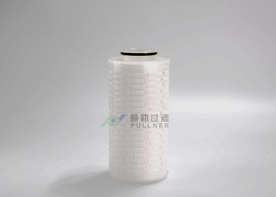 China 20 Inch PES Membrane Filter Cartridge Pleated for Final Filtration 0.2 Micron for sale