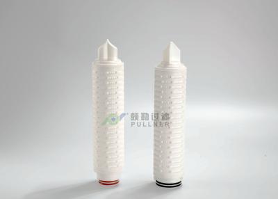 Chine Micron plissé OD 69mm du nylon PVDF 0,2 de SIÈGE POTENTIEL D'EXPLOSION de filtre d'eau de nourriture et de boisson à vendre