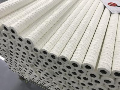 China Los cartuchos de filtro condensados de agua de la central eléctrica atan el elemento filtrante herido PP/Cotton/GF en venta