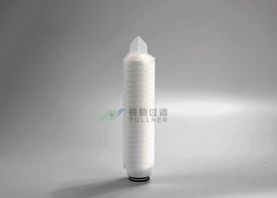 China Cartucho de filtro del conector PFL PTFE de la aleta de 0,05 micrones 226 hidrofílico en venta
