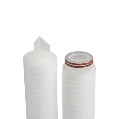 China Depth 0.22 Micron Pp Pleated Polypropylene Filter Cartridge 0.45um 10 Inch for sale