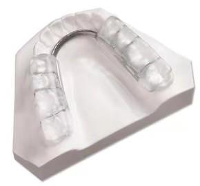 China Clear Acrylic Occlusal Bite Plate Dental Mandibular Repositioning Splint for sale