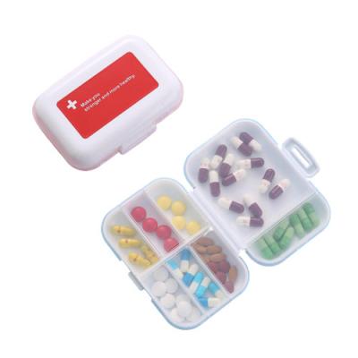 China Hot selling 8 Medicine Dispenser Storage Compartments Travel Pill Organizer Daily Case Container Pills Box for sale