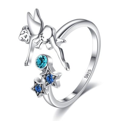 Китай SGS кольца Nicke кольца ангела 0.08oz 21.1mm стерлинговый серебряный свободный открытый серебряный продается