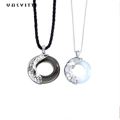 Chine GV à chaînes de 22in 1.62g Dragon Phoenix Necklace Fiancé 925 Sterling Silver Pendants à vendre