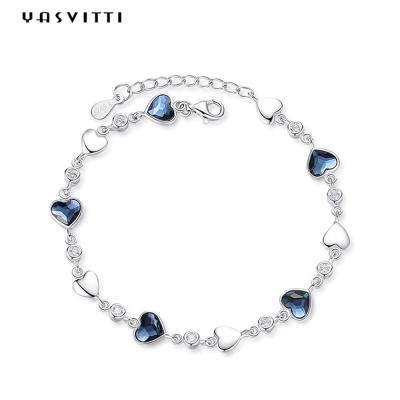 China 0.19m 0.83in Sterling Silver Jewelry Bracelets Weinlese-silbernes Charme-Armband ODM zu verkaufen