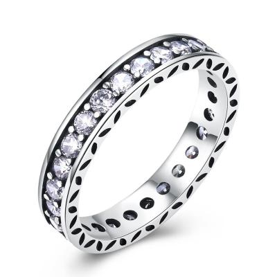 China Steintennis-Ring Sterling Silvers 925 AAA CZ zu verkaufen