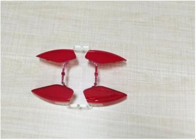 China Red Car Lamp Cover Prototype Injection Molding In Automotive Industry 4 Cavities for sale
