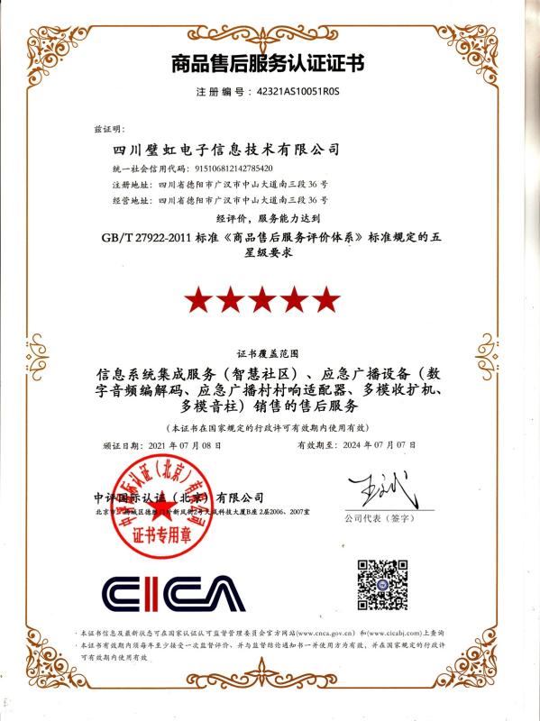  - Sichuan Bihong Electronic Information Technology Co., Ltd.