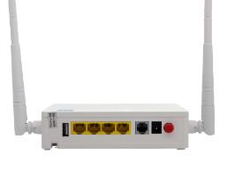 China FTTH FTTB FTTX ONU Wifi Router Modem F663N 1GE 3FE 1POTS USB WIFI for sale