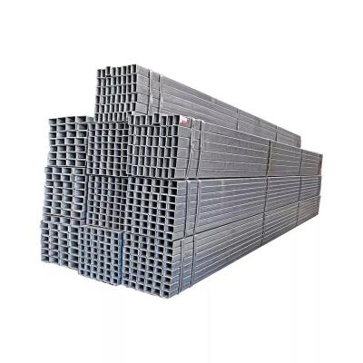 China 0.6-25mm Galvanized Square Tubes Hot Dip Ms Shs Rectangular Hollow Section Steel Tube for sale