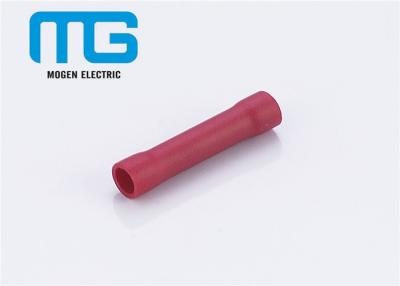 China Copper PVC Insulated Heat Shrink Butt Connectors Red BV For Wire Connection for sale