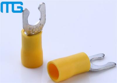 China LSV Raise Furcated Insulated Wire Terminals Shape Close Furcated CE Certification for sale