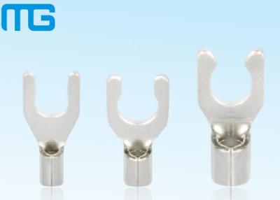 China Copper Non Insulated Terminals Locking Spade Terminal For Wire Free Samples for sale