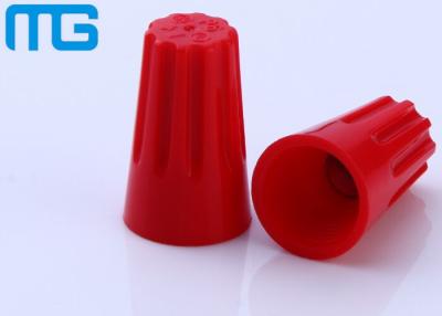 China PVC Plating Zn Naked Insulated Wire Connectors SP6 Red Screw On Wire Connectors for sale