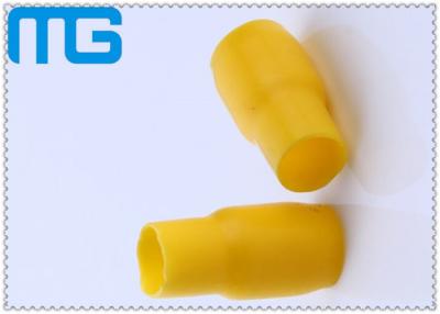 China yellow /blue cable Wire End Caps Copper Insulated terminal Crimping  connectors with CE approval  PVC material for sale