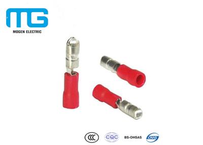 China Brass Insulated Bullet Male Disconnects Electrical Quick Disconnect Wire range 0.5 - 6 mm2 for sale