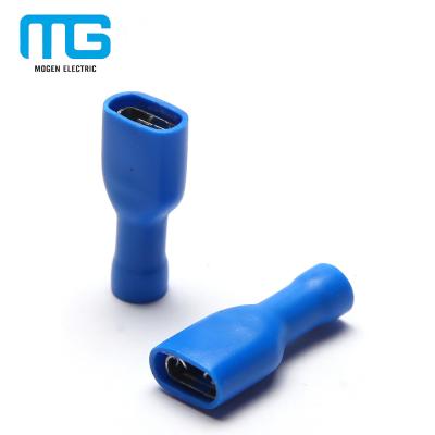 China Fully Insulated Female Nylon Quick Disconnects , Electrical Wire Brass Terminal Connectors for sale