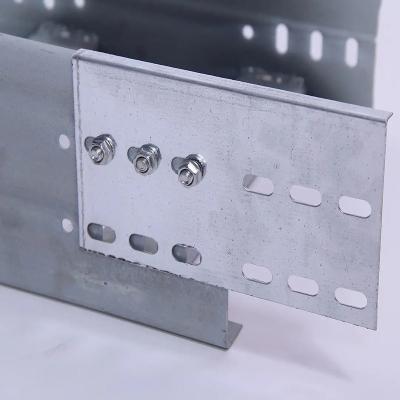 China Galvanized Steel Cable Tray Fittings With Mounting Hardware Fire Resistant Customizable for sale
