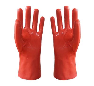 China Impermeable Protective Work Gloves For Working In Damp Greasy Environments for sale