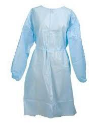 China Blue Disposable Isolation Gown Multipurpose For General Medical Supplies for sale