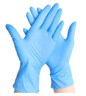 China FDA 510K EN455 Disposable Nitrile Powder Free Examination Gloves for sale