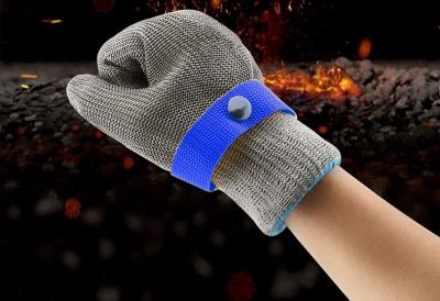China SS314 Wire HPPE ISEA Level A9 Anti Cut Safety Gloves Antibacterial for sale