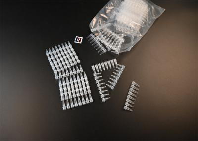 China Laboratory 0.2 Ml Tubes PCR Strip Tubes With Attached Caps for sale