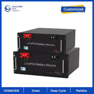 Chine Batterie de l'ion BMS Rechargeable Energy Storage de lithium d'ODM d'OEM de la batterie au lithium Lifepo4 48V 100AH 200AH pour le chariot d'EV/RV/Golf à vendre