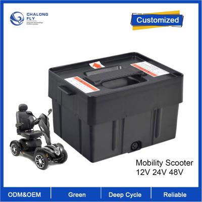 China OEM ODM LiFePO4 Lithiumbatterie für Elektro-Scooter für Rollstuhl für 4 Rad Mobilität Scooter kundenspezifische Batterie zu verkaufen