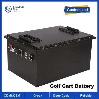 China OEM ODM LiFePO4 lithiumbatterijpakket 60v 150ah golfkartenbatterij 60V lithiumbatterijen voor golfkarren Te koop