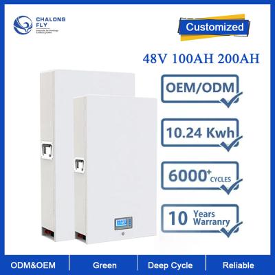 Chine Stockage de l'énergie rechargeable d'Ion Battery For Home Solar de lithium d'ODM 48V 100AH 200AH 300AH d'OEM de batterie au lithium LiFePo4 à vendre
